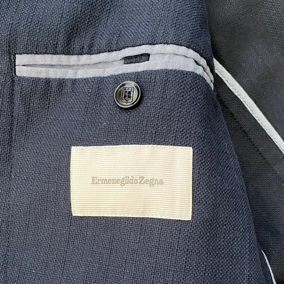 Ermenegildo Zegna Dark Blue Blazer - Picture 3 of 8